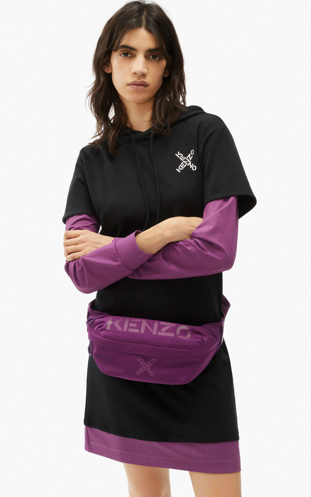 Riñonera Kenzo Sport Mujer Moradas - SKU.1925523